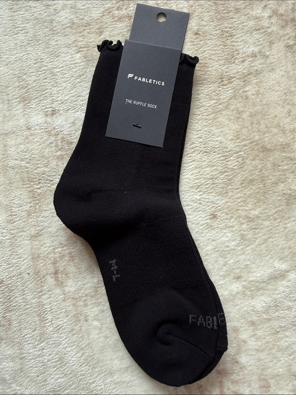 Fabletics ruffle sock